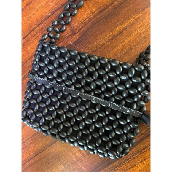 Black beaded purse - Picture 7 of 7